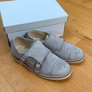 Dressy suede shoes sz 28 (11.5)